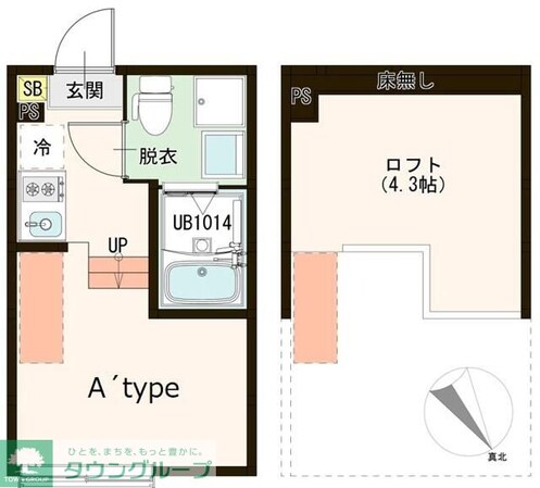 ハーモニーテラス東伊興IIIの物件間取画像